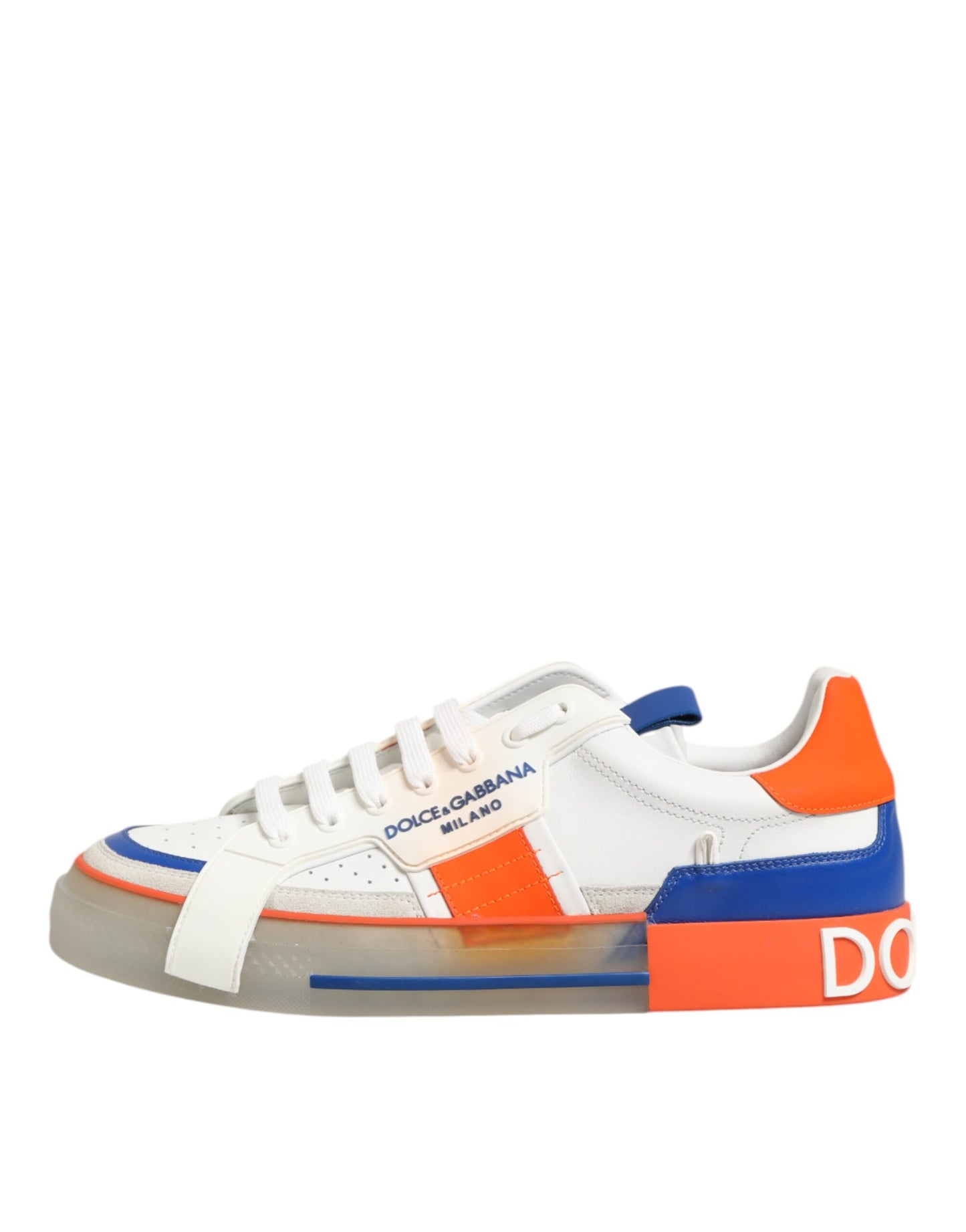 Dolce & Gabbana Leren Lage Sneakers Premium - Multicolor
