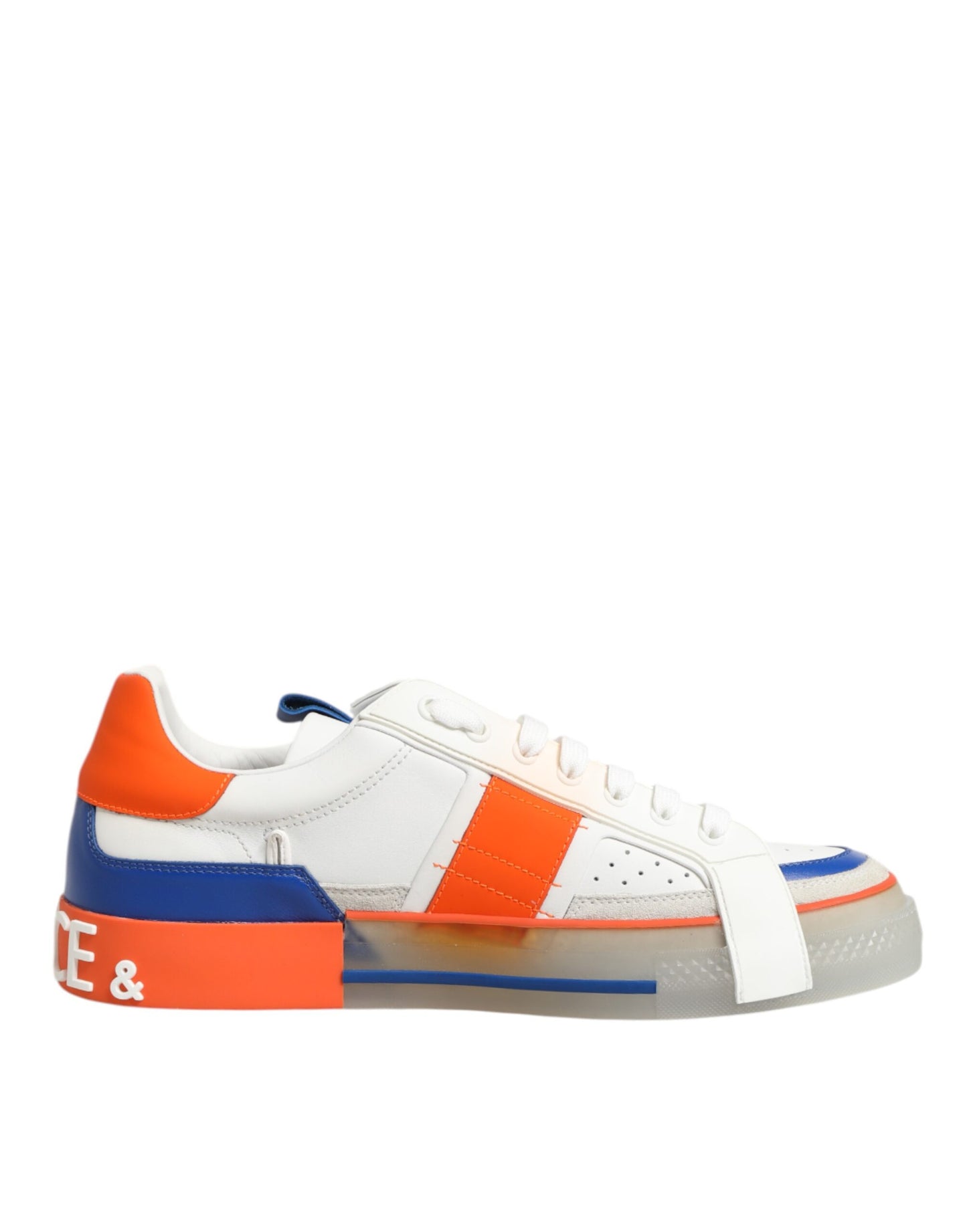 Dolce & Gabbana Leren Lage Sneakers Premium - Multicolor