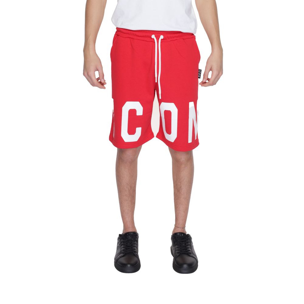Icon Rood Katoen Bermuda Shorts Luxe Collectie Zomer