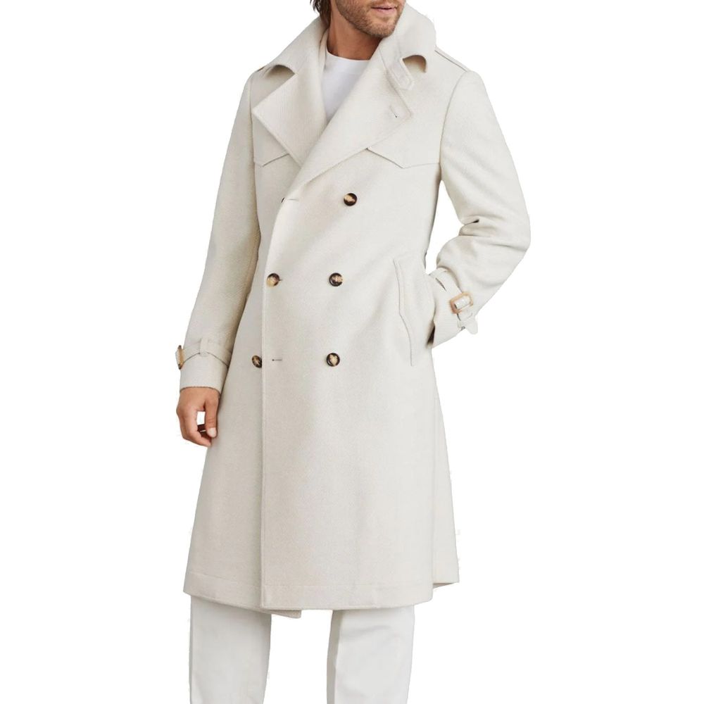 Brunello Cucinelli Wol Trenchcoat - Collectie Luxe