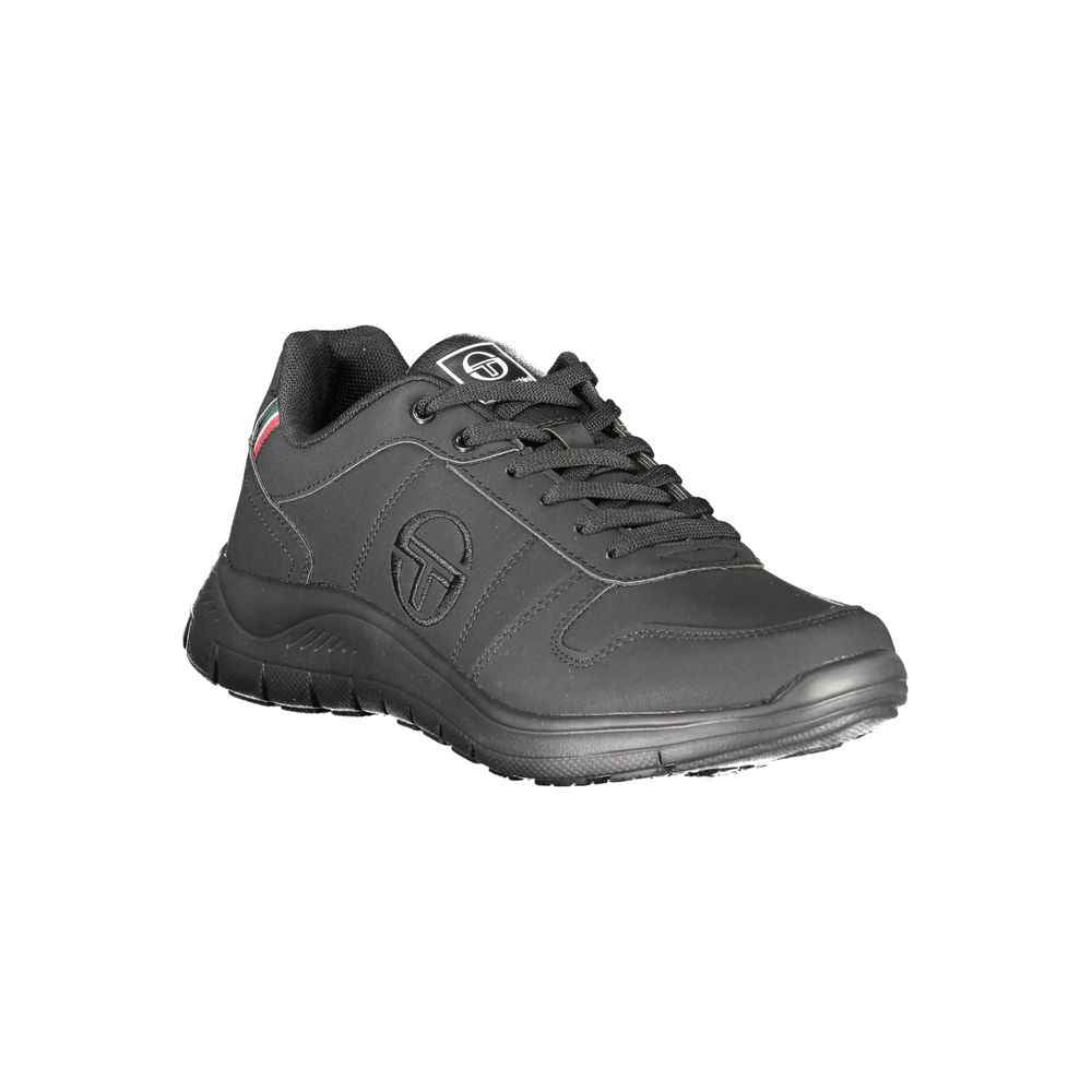 Sergio Tacchini Black Polyester Sneaker