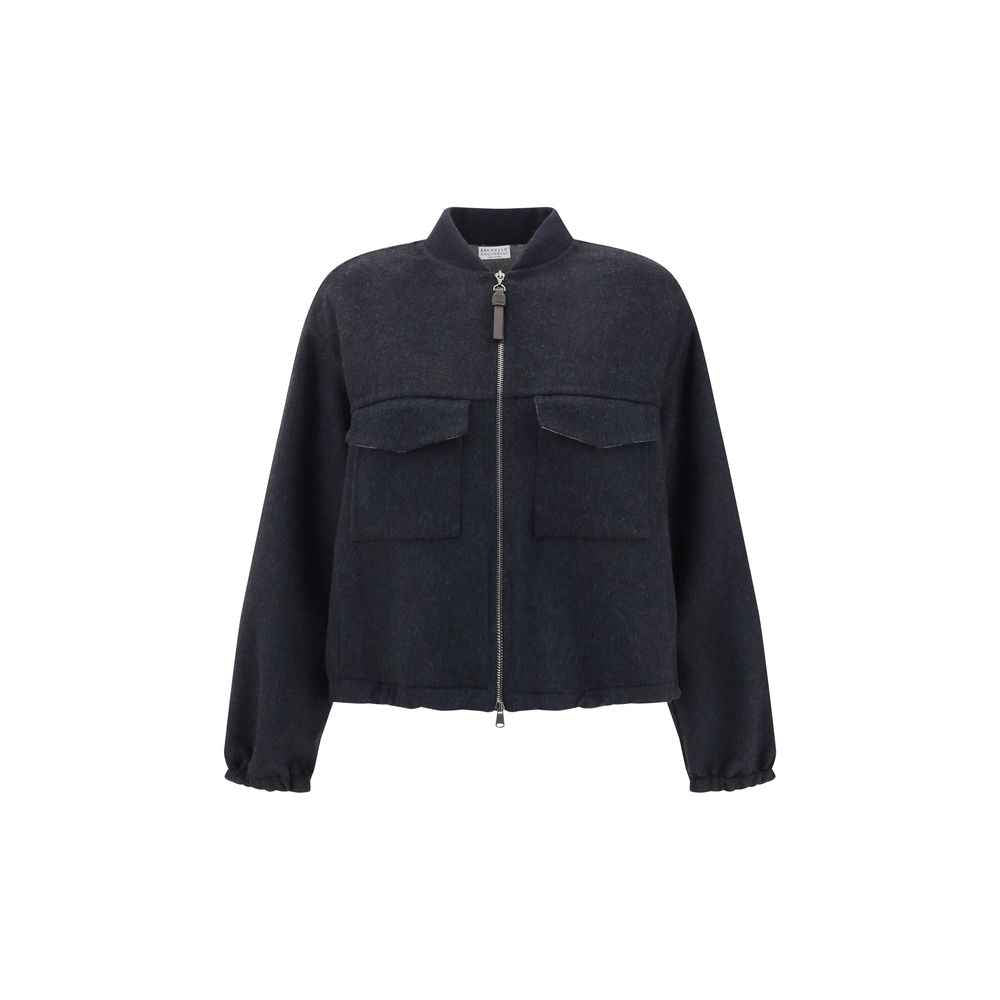 Brunello Cucinelli Virgin Wol Jas Luxe Edition Collectie