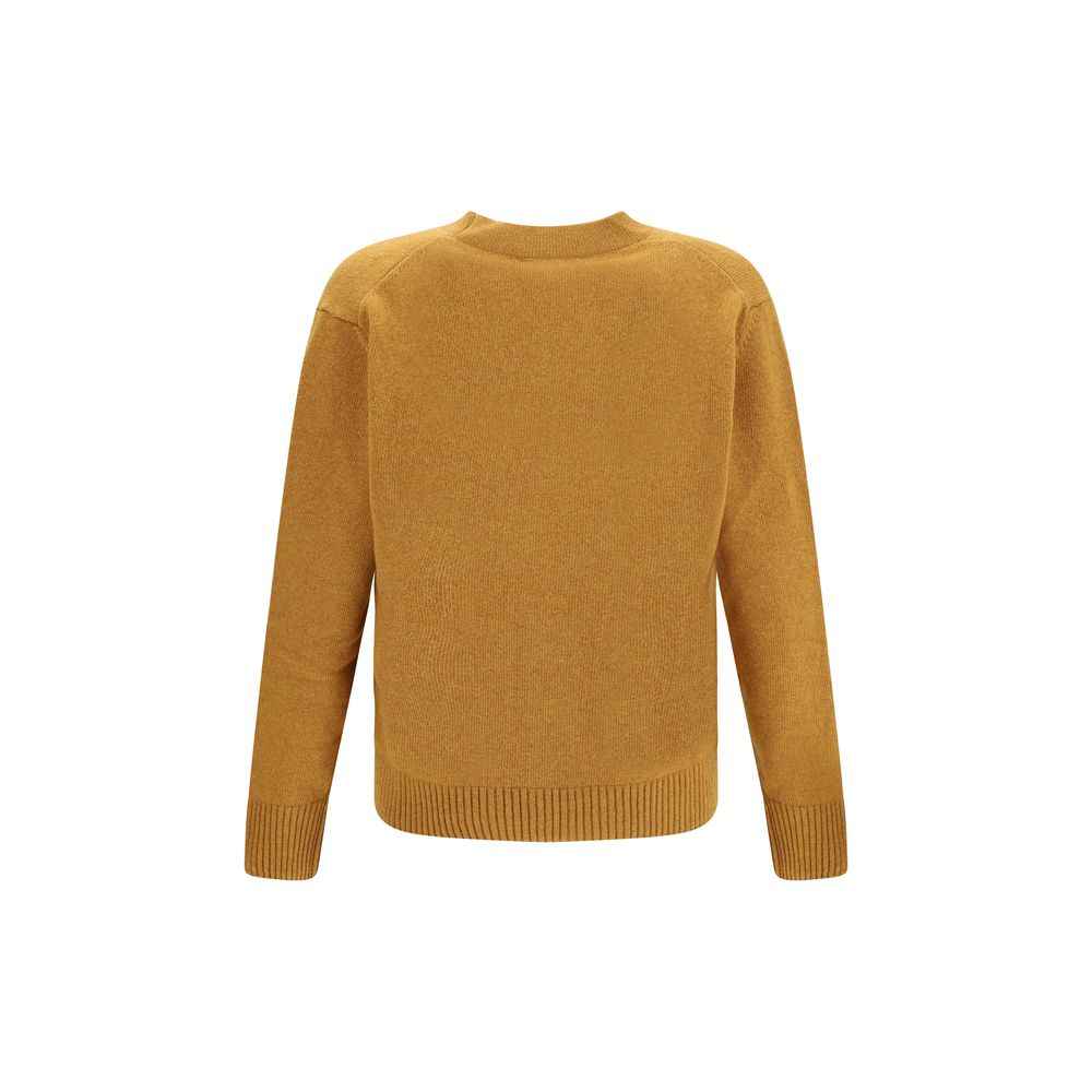 Brooksfield Cardigan Virgin Wool Mosterdkleur Klassiek