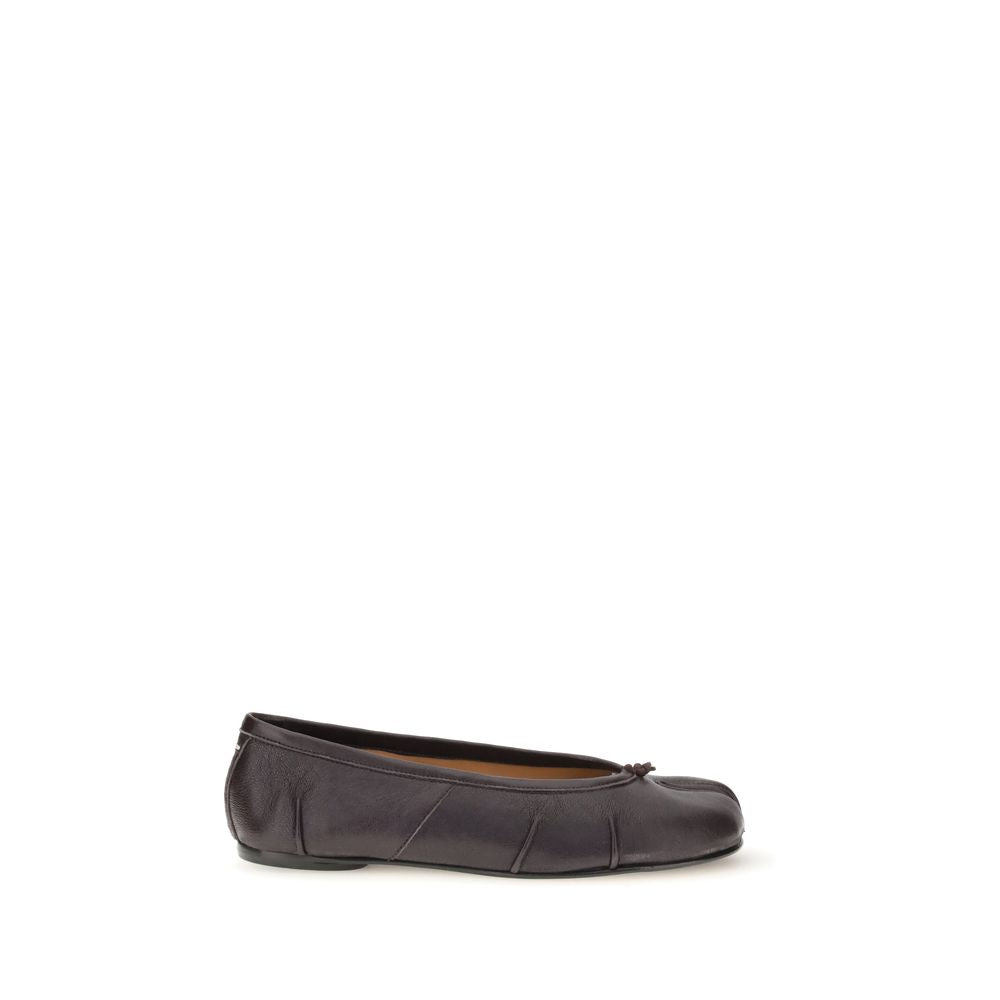 Margiela Tabi Ballerinas Leren Zwart Luxe Minimalistisch