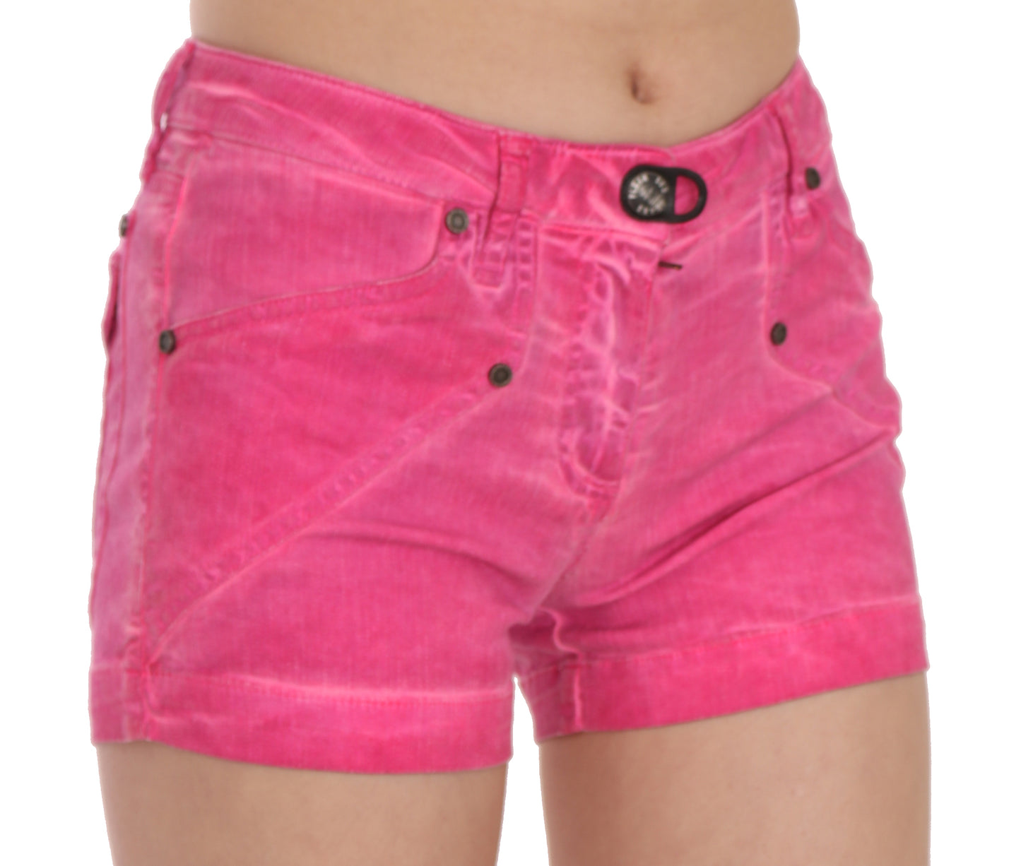 PLEIN SUD - Mini short taille moyenne rose chic