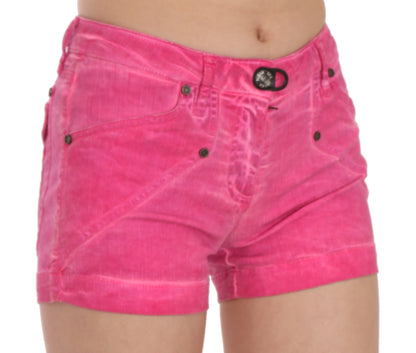 PLEIN SUD - Mini short taille moyenne rose chic