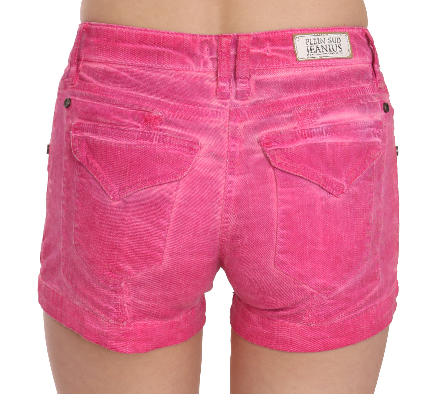 PLEIN SUD - Mini short taille moyenne rose chic
