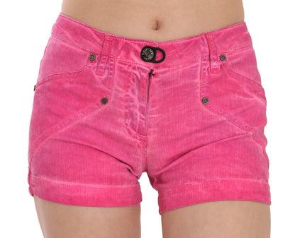 PLEIN SUD - Mini short taille moyenne rose chic