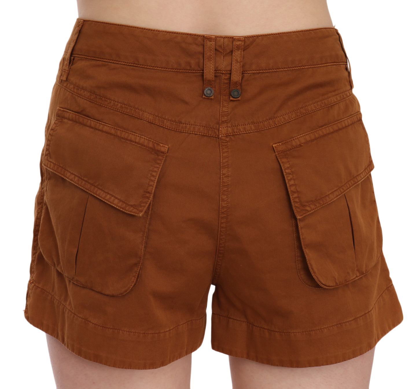 Mini short taille moyenne marron chic PLEIN SUD