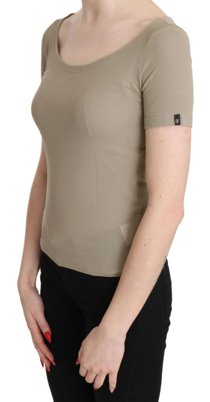 Débardeur en nylon gris chic GF Ferre avec une touche design