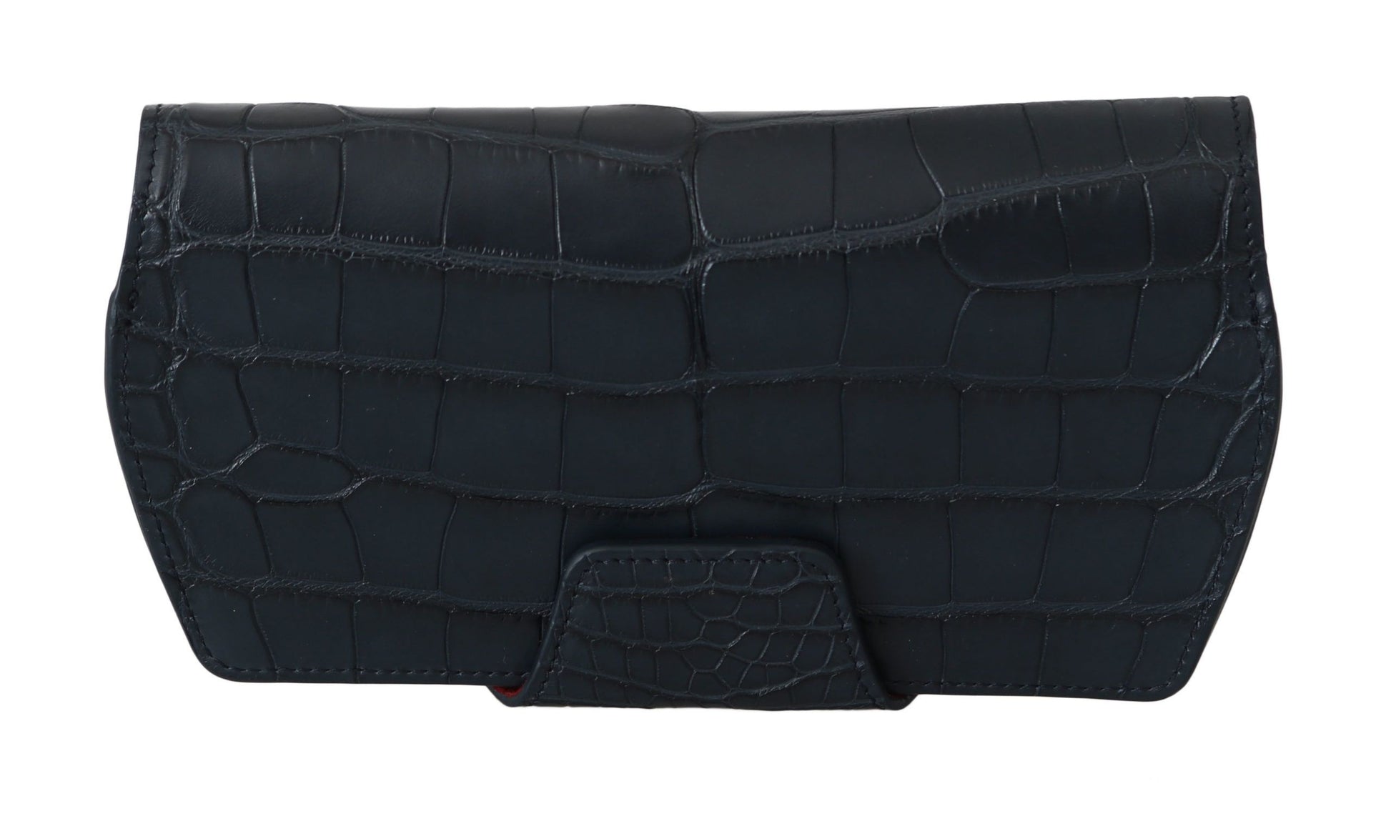 Dolce & Gabbana Blue Crocodile Eyewear Sunglasses Case Cover Pouch by Dolce & Gabbana