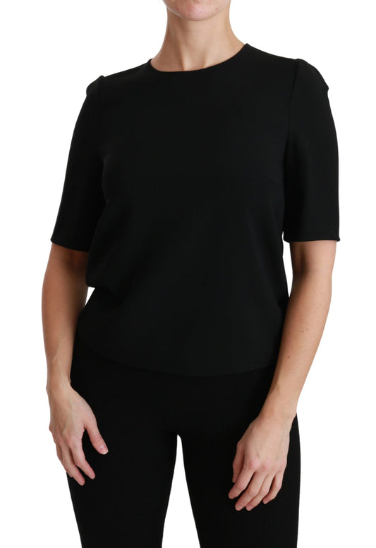 Dolce &amp; Gabbana - Chemisier extensible noir élégant