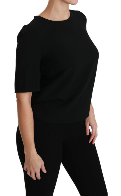 Dolce &amp; Gabbana - Chemisier extensible noir élégant