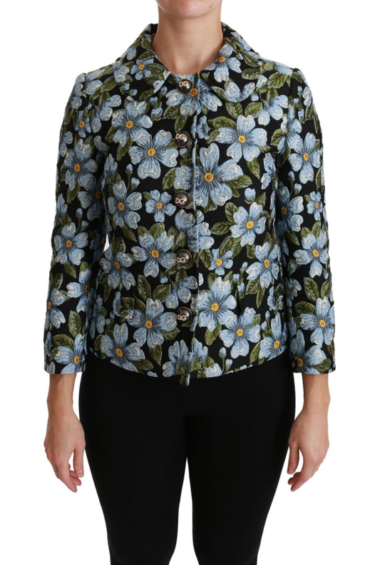 Dolce &amp; Gabbana Élégant Blazer en Brocart Floral