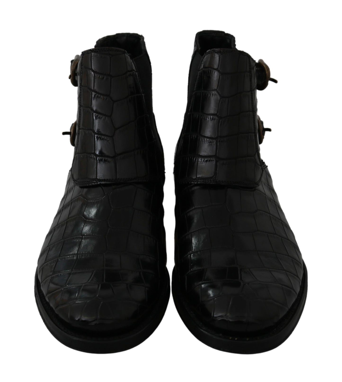 Bottes Derby Brogue élégantes Dolce &amp; Gabbana en cuir exotique