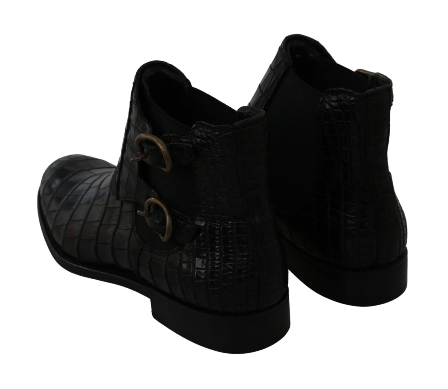 Bottes Derby Brogue élégantes Dolce &amp; Gabbana en cuir exotique