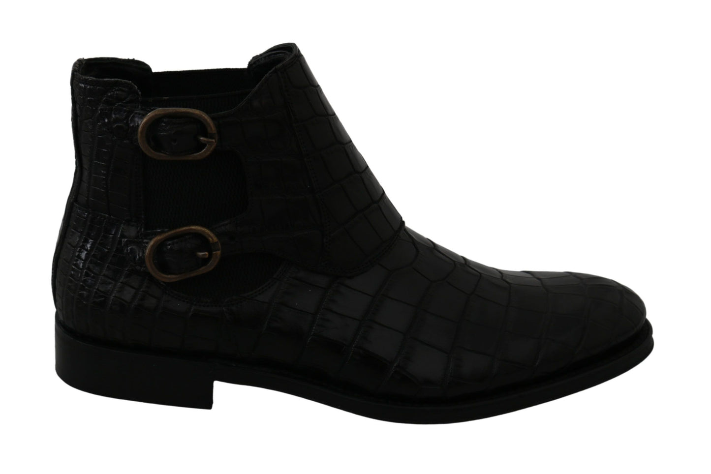 Bottes Derby Brogue élégantes Dolce &amp; Gabbana en cuir exotique