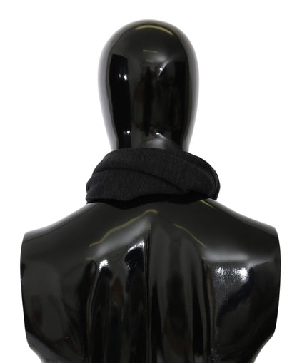 Écharpe homme brodée en laine chic Dolce &amp; Gabbana