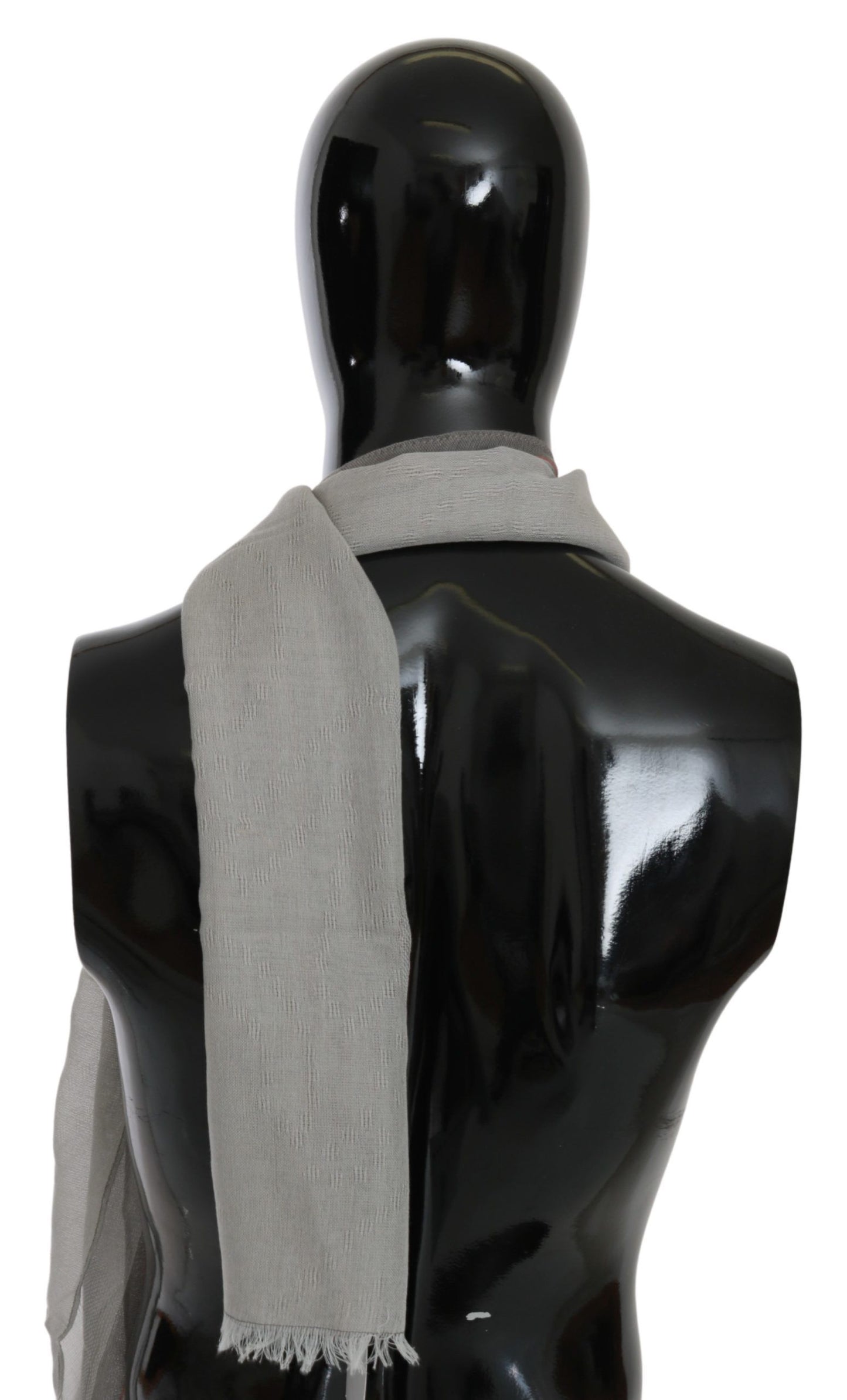 Écharpe élégante en coton gris pour homme, costume national