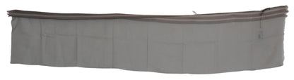 Écharpe élégante en coton gris pour homme, costume national