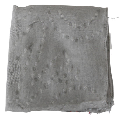 Écharpe élégante en coton gris pour homme, costume national
