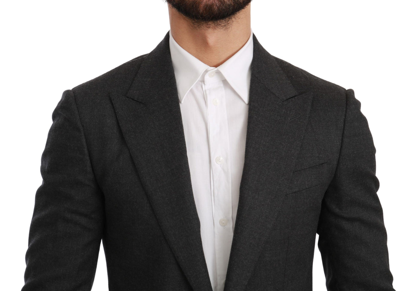 Blazer formel élégant gris coupe slim Dolce &amp; Gabbana