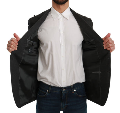 Blazer formel élégant gris coupe slim Dolce &amp; Gabbana