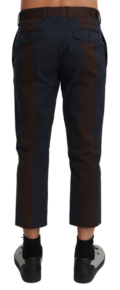 Pantalon décontracté court à rayures chic Dolce &amp; Gabbana