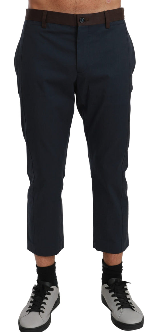 Pantalon décontracté court à rayures chic Dolce &amp; Gabbana