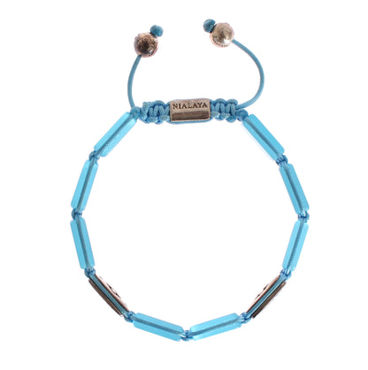 Bracelet Chic Nialaya en perles de diamant et d'opale