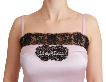 Débardeur élégant en dentelle de soie Dolce &amp; Gabbana