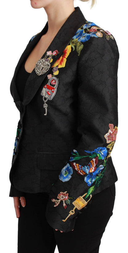 Blazer en brocart sicilien enchanté Dolce &amp; Gabbana