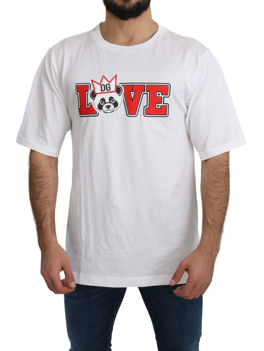 T-shirt ras du cou slim Dolce &amp; Gabbana Panda Love
