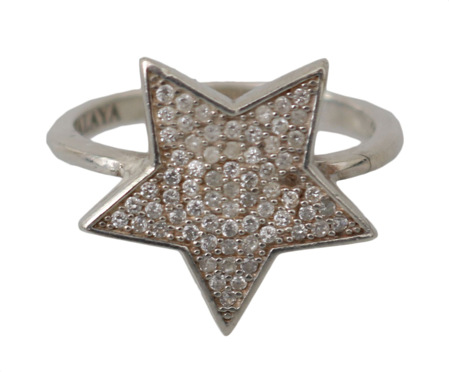 Bague Nialaya Chic en argent et cristal CZ pour femme