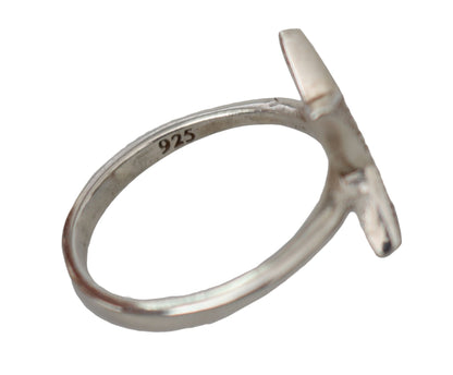 Bague Nialaya Chic en argent et cristal CZ pour femme