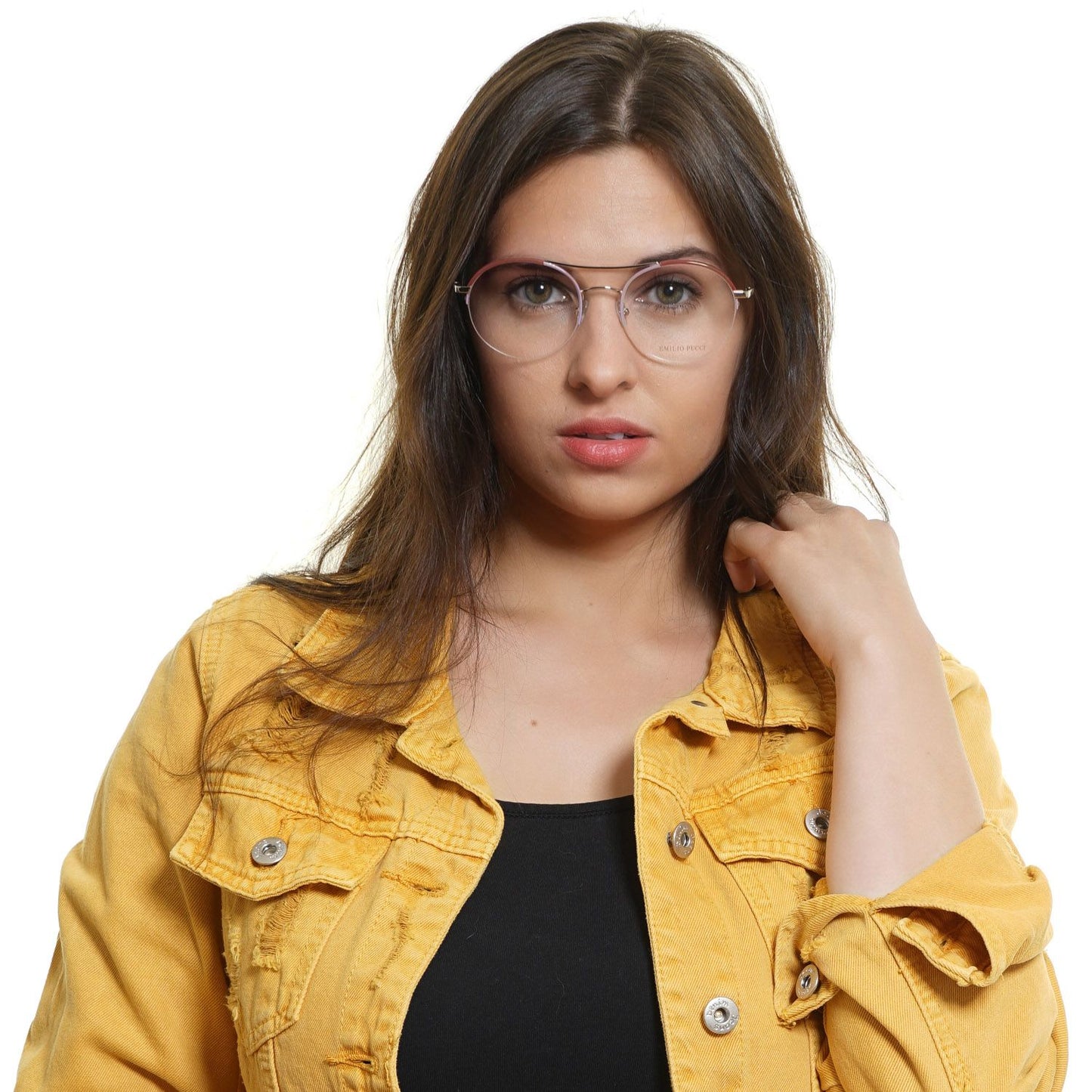 Montures de lunettes multicolores pour femmes Emilio Pucci