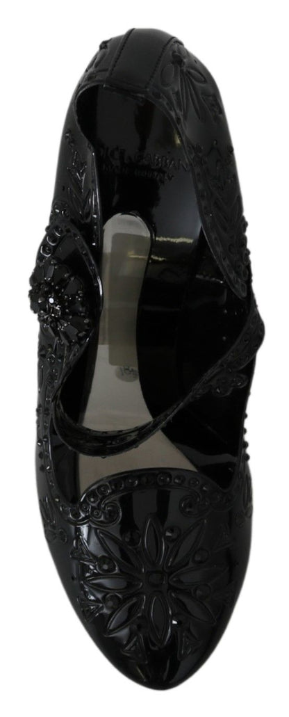 Escarpins Cendrillon élégants ornés de cristaux Dolce &amp; Gabbana