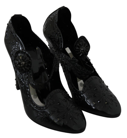 Escarpins Cendrillon élégants ornés de cristaux Dolce &amp; Gabbana