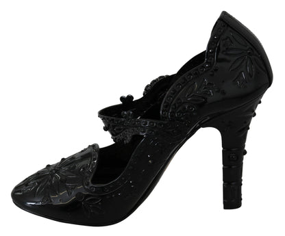 Escarpins Cendrillon élégants ornés de cristaux Dolce &amp; Gabbana