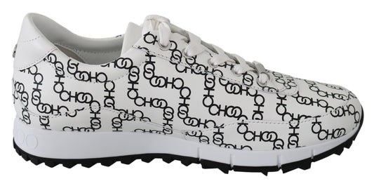 Baskets élégantes en cuir monochrome Jimmy Choo