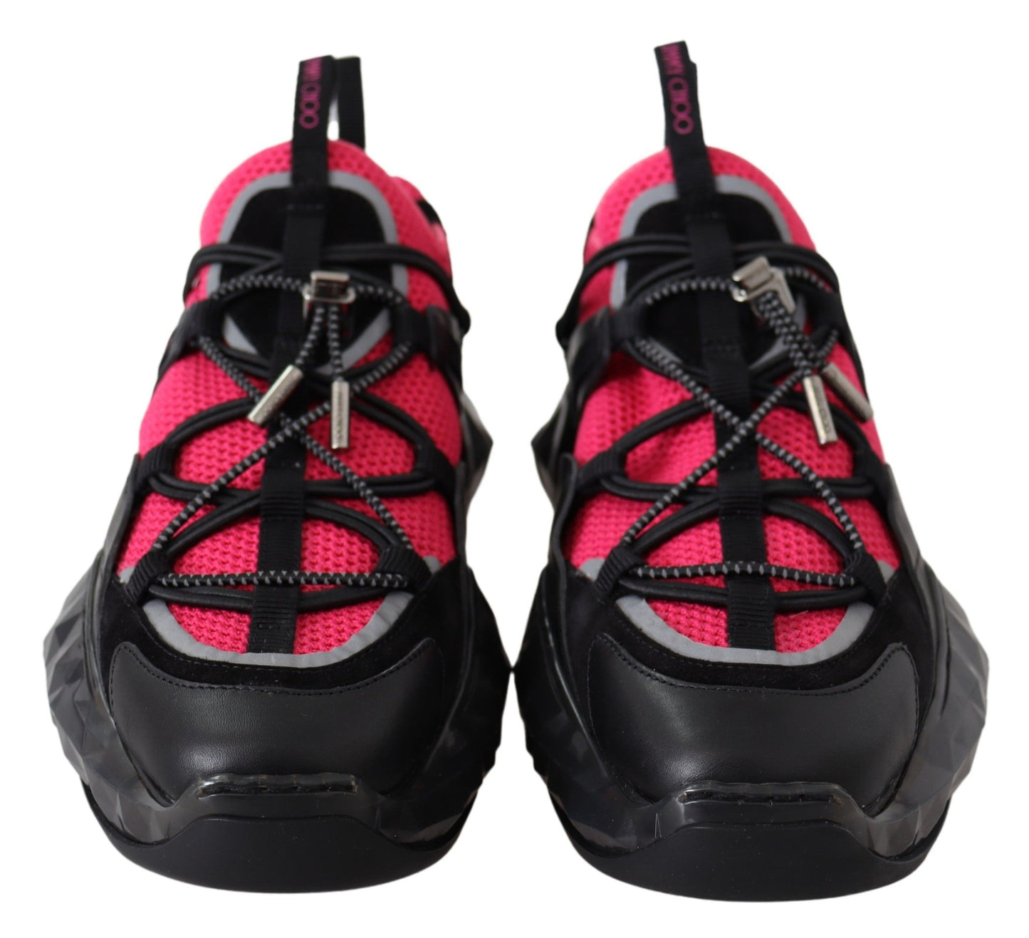 Baskets Jimmy Choo Electric Elegance en cuir et maille