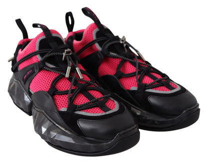 Baskets Jimmy Choo Electric Elegance en cuir et maille