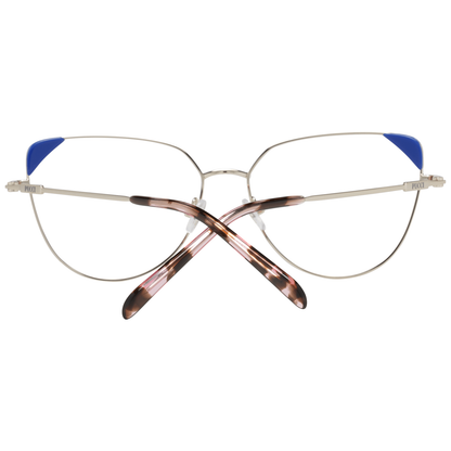 Montures optiques dorées pour femmes Emilio Pucci