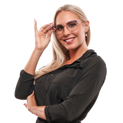 Montures optiques dorées pour femmes Emilio Pucci