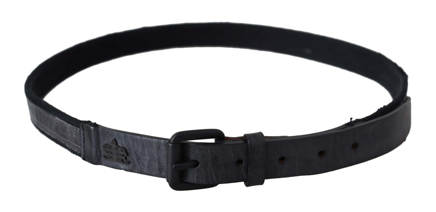 Ermanno Scervino Ceinture chic en cuir noir
