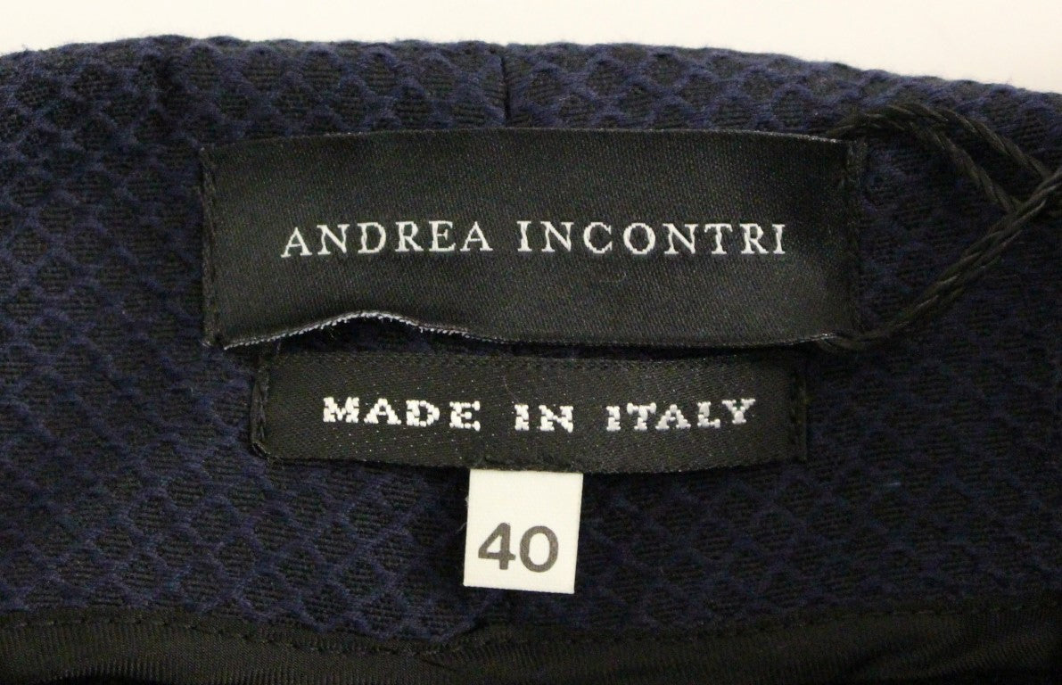 Pantalon bleu court chic Andrea Incontri - Un savoir-faire exquis