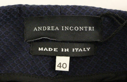 Pantalon bleu court chic Andrea Incontri - Un savoir-faire exquis
