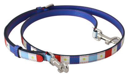 Dolce &amp; Gabbana Multicolor 100% Leather Bag Accessory Shoulder Strap