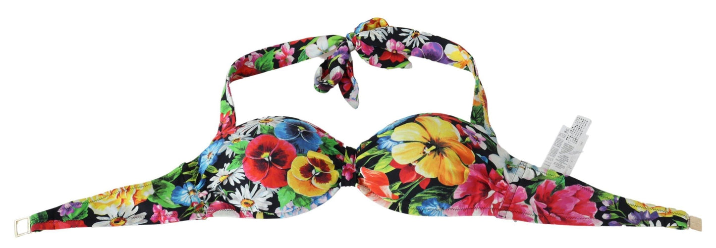 Haut de bikini haut de gamme Dolce &amp; Gabbana Floral Elegance