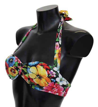 Haut de bikini haut de gamme Dolce &amp; Gabbana Floral Elegance